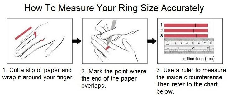 如何测量您的戒指尺寸